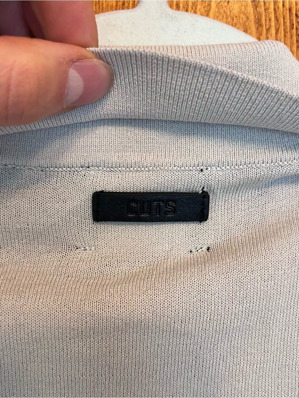 Cuts Clothing Tan Riviera Knit Button Up - Picture 8 of 8